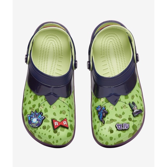 CROCS Shoes - Crocs Dragon Ball Z Cell Classic Clog Jibbitz Green Unisex M8 W10 NIB